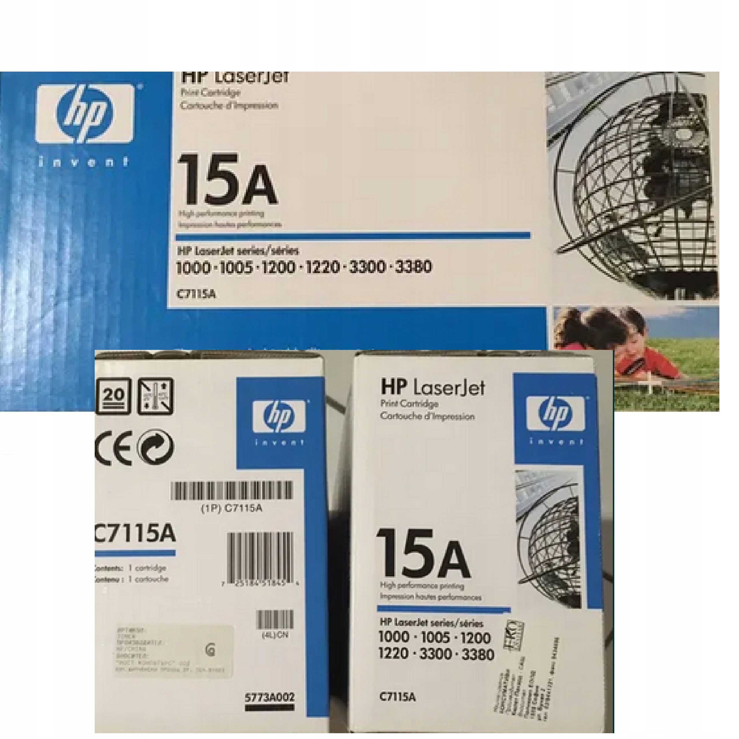 Hp Originální Toner Hp Laserjet 15A C7115A Černý