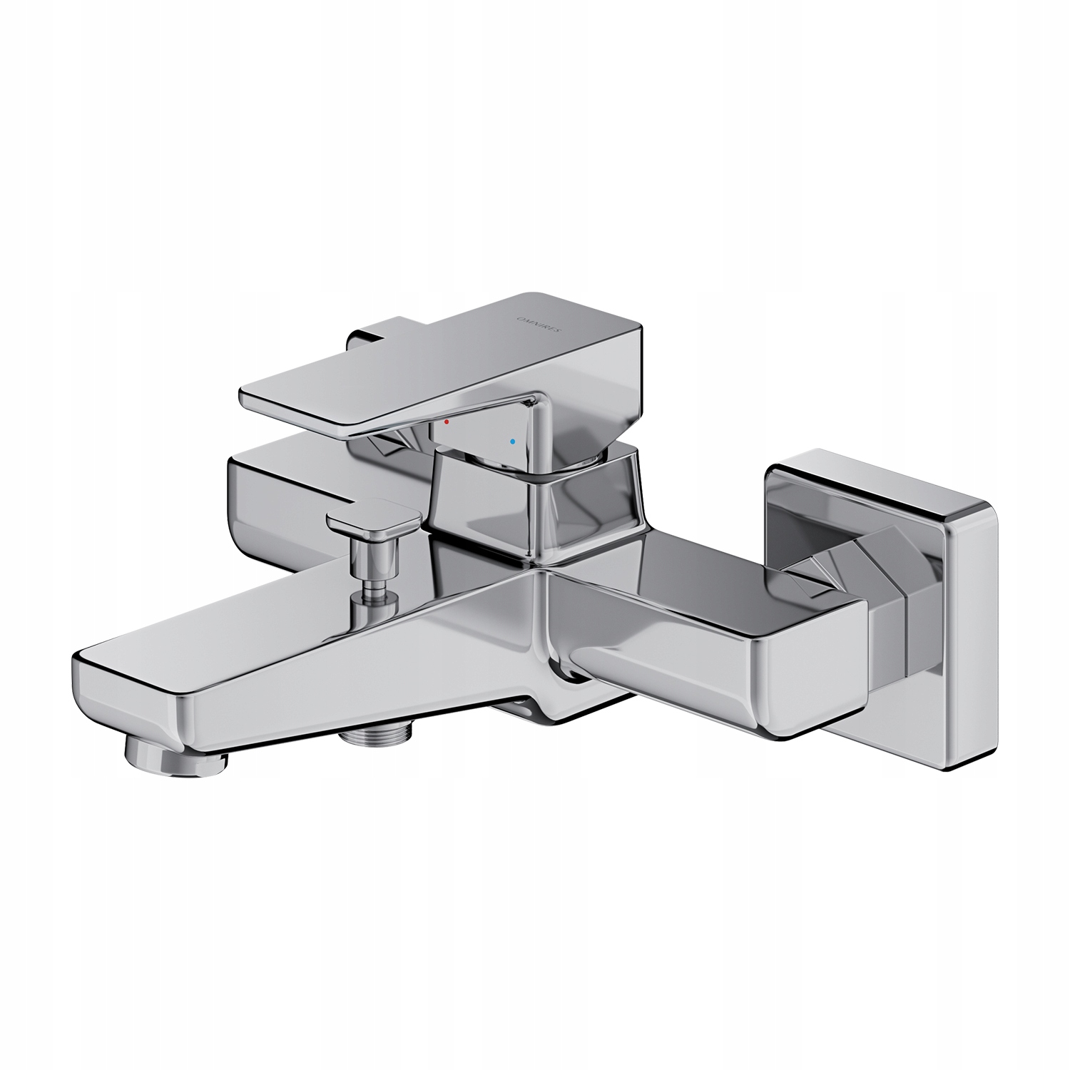 Štvorcová Vaňová Batéria Omnires, Chróm