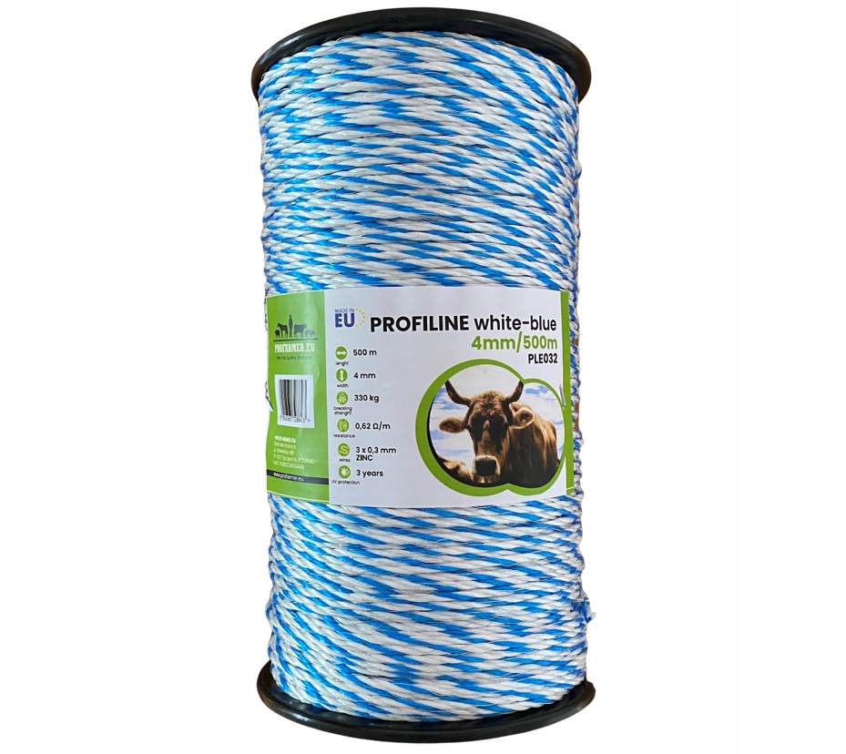 

Gruba Plecionka Linka Lina Drut Pastuch 4mm/500m