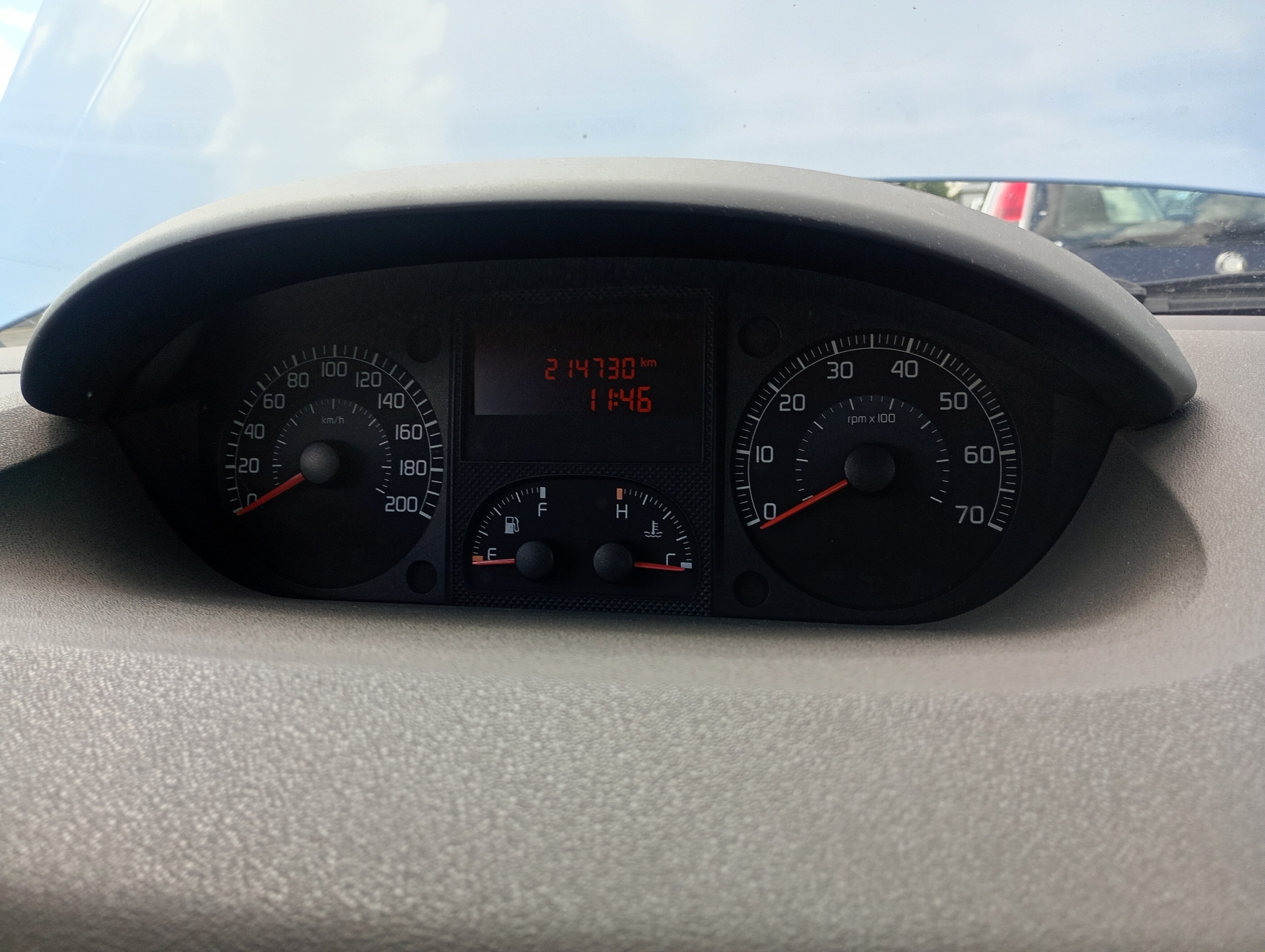 dials dials tachometer Fiat Idea 03-12 1.4 16V 214730km