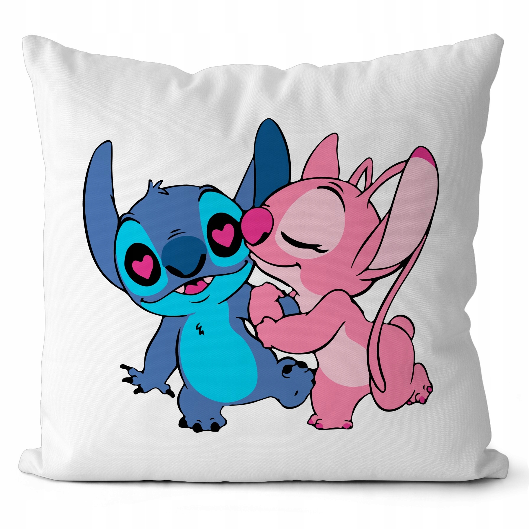 PODUSZKA STICH LILO I STICH PREZENT DLA DZIECKA JASIEK 40X40 CM MIKROFIBRA