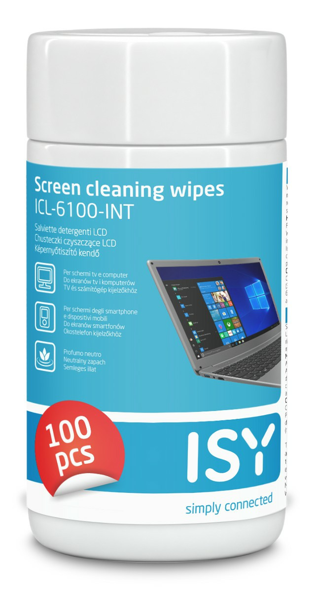 

Chusteczki czyszcące do LCD Isy ICL-6100-INT
