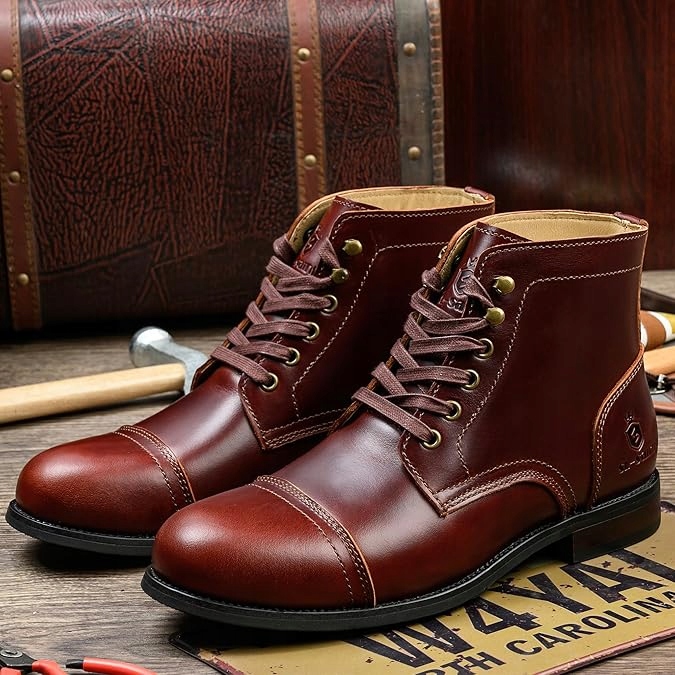 Klasické Vodotěsné Kožené Boty Velikost 45 Vel SL-Saint Ruční Výroba