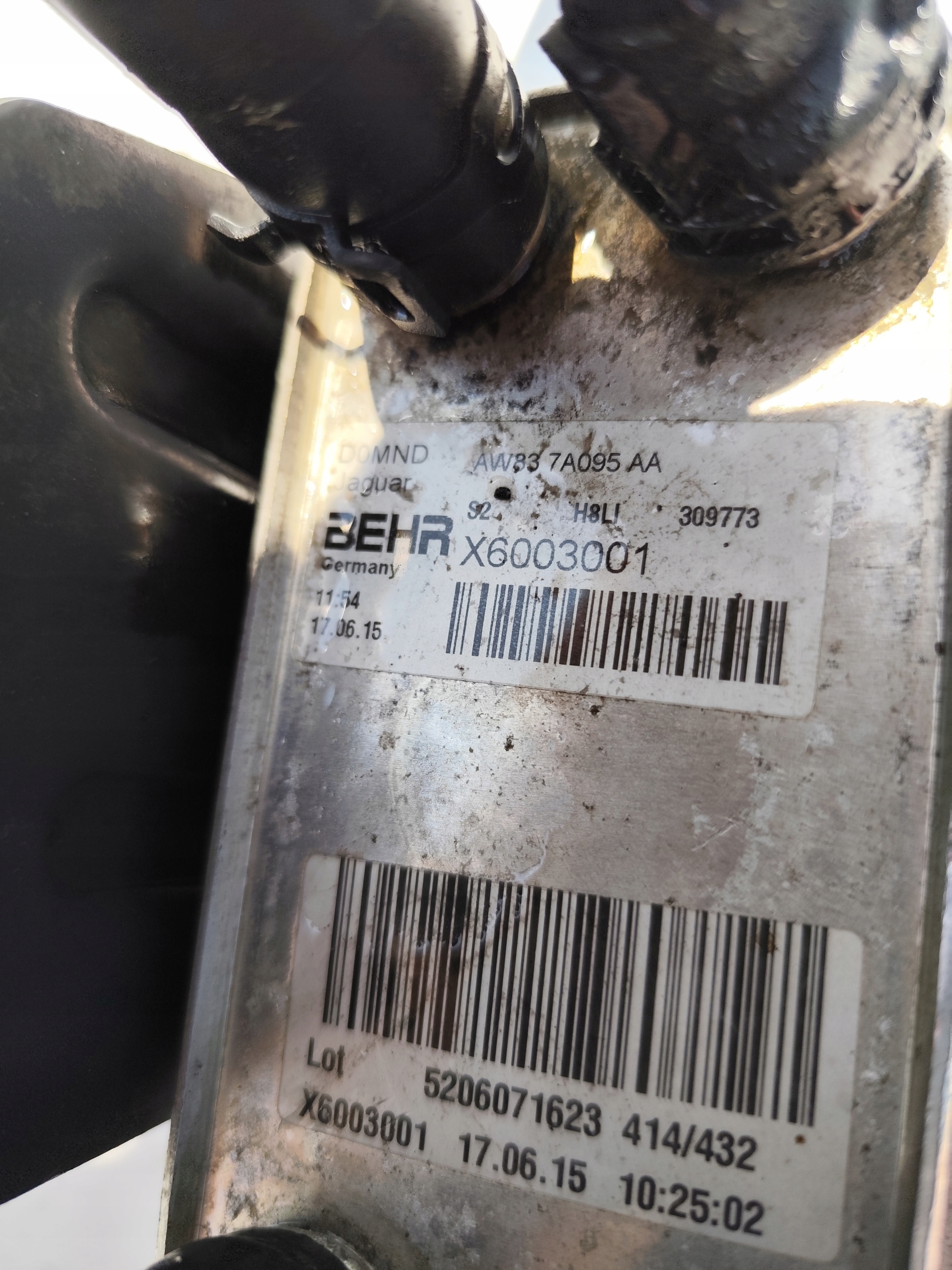 JAGUAR XE X760 Radiatore / Raffreddatore radiatore olio cambio