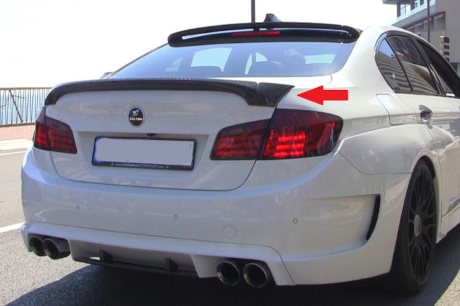Spoiler pro Bmw 5 F10 sedan 2010-2017, klapka zavazadlového prostoru Tuning
