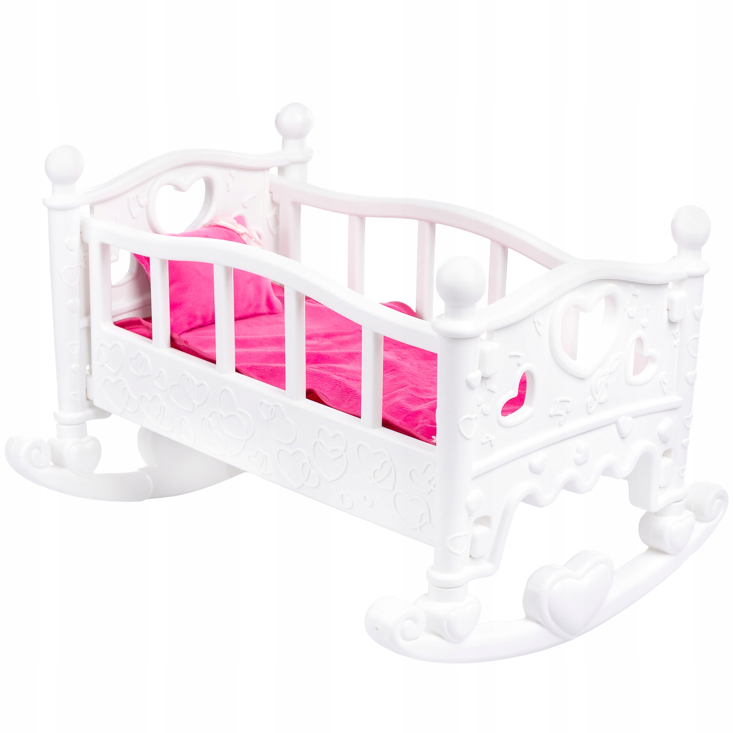 

Kinderplay Łóżeczko Dla Lalki Kołyska Pościel