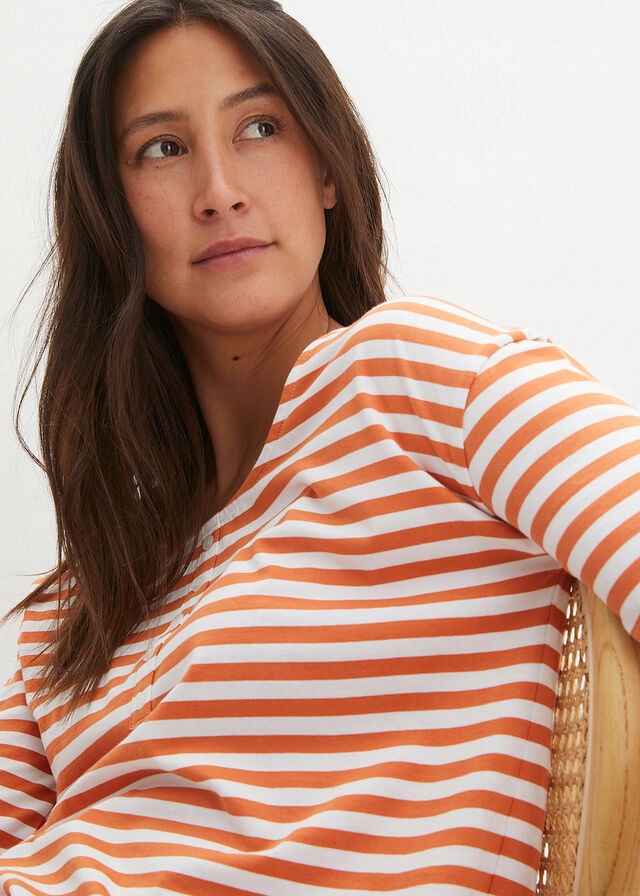 46 Bonprix S30 BLUZKA W PASKI DAMSKA Marka Bonprix