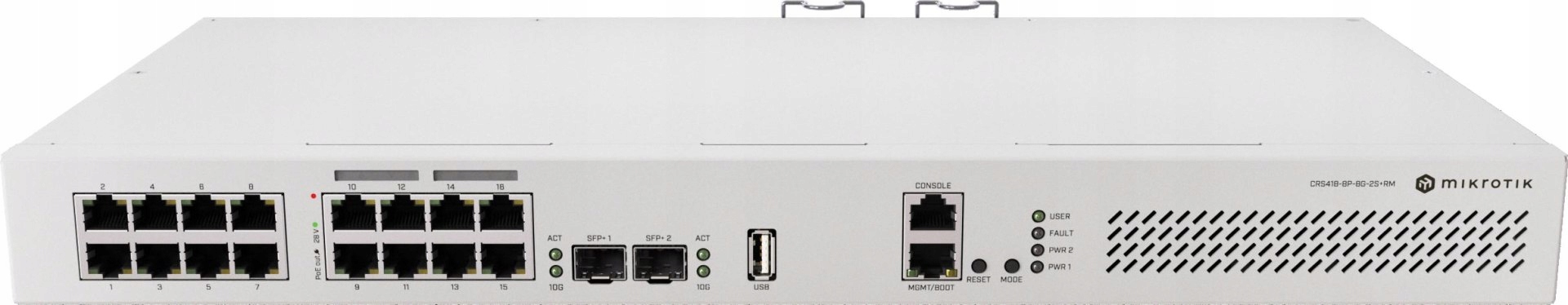 Mikrotik Routerboard CRS418-8P-8G-2S+RM