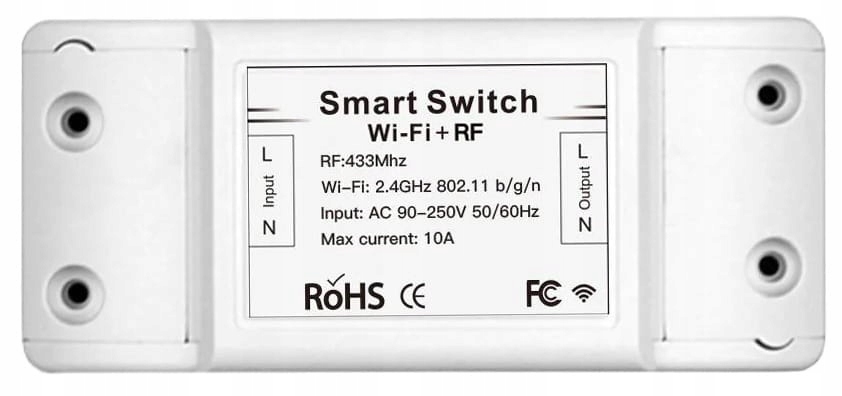 

Przekaźnik Wi-Fi/RF 433 sterowanie pilotem Moes