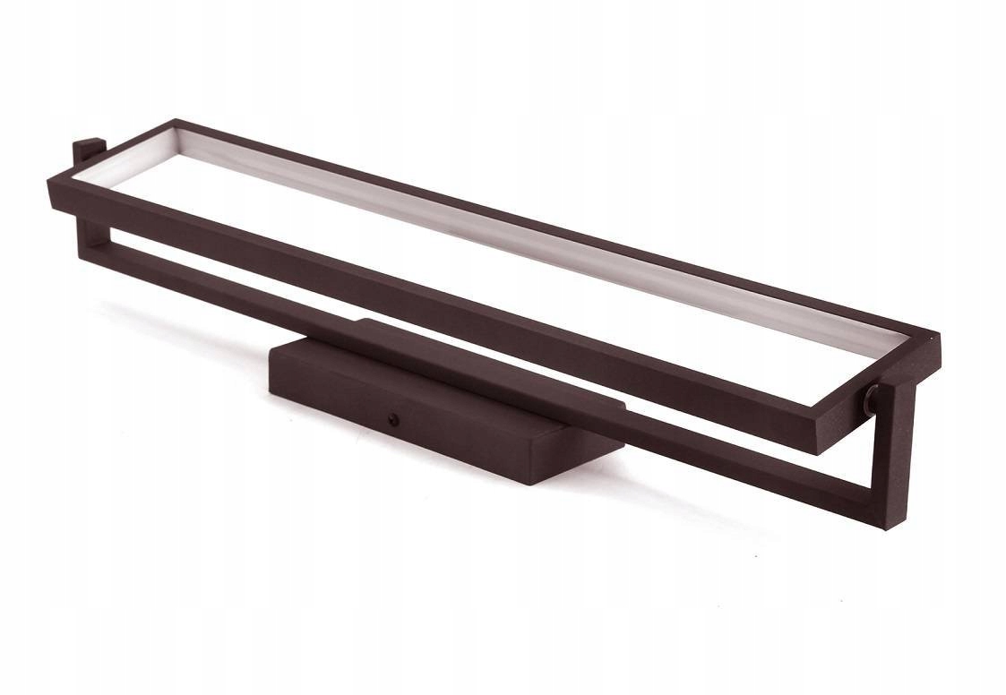 Led nástenné svietidlo hnedé 20 W na stenu