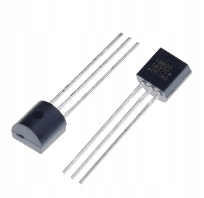 CZUJNIK TEMPERATURY DS18B20 TO92 ARDUINO 1-WIRE SMD nie