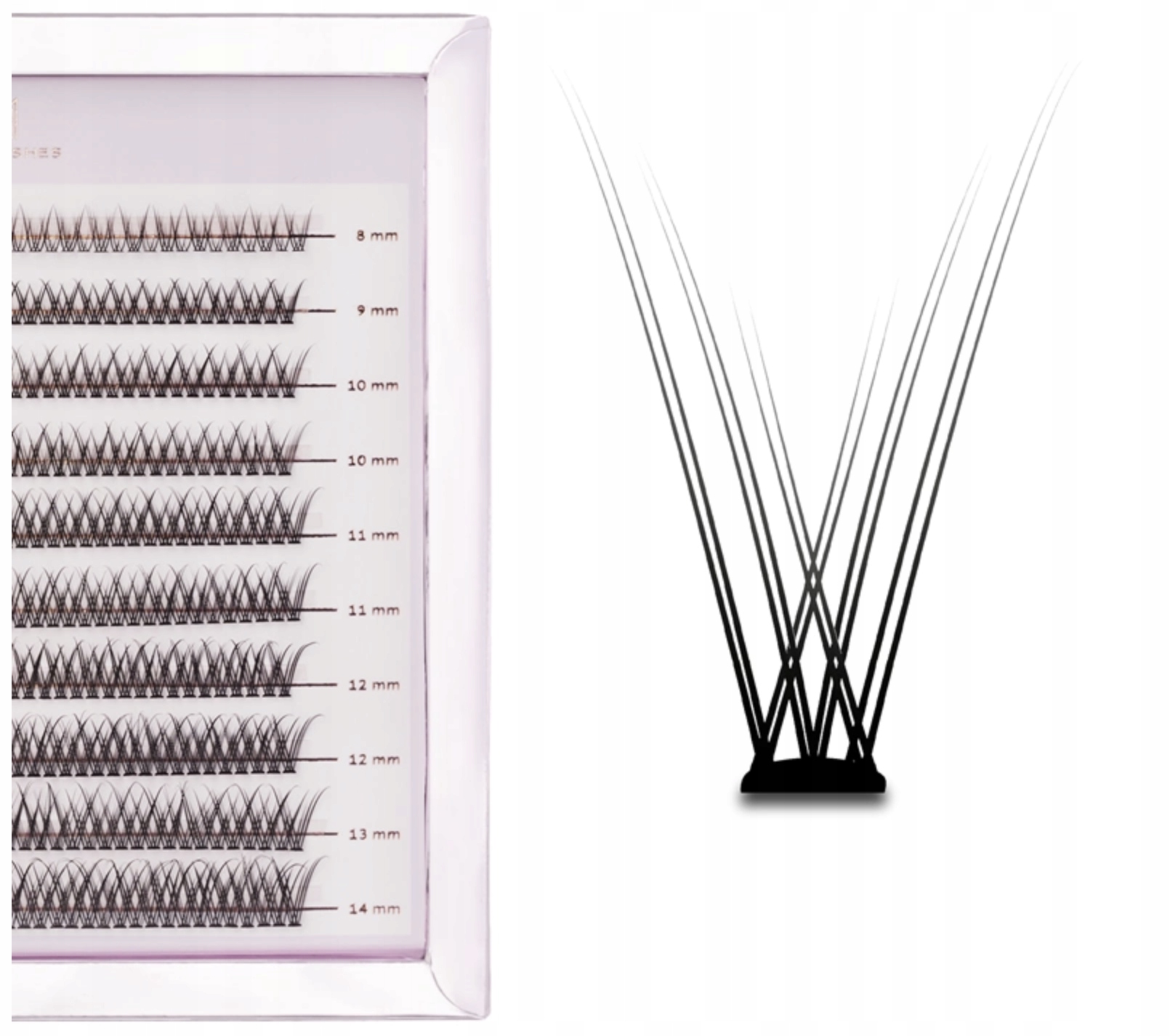 RZĘSY MANY BEAUTY V-LASHES MASTER BOX C 8-14MM Marka ManyBeauty