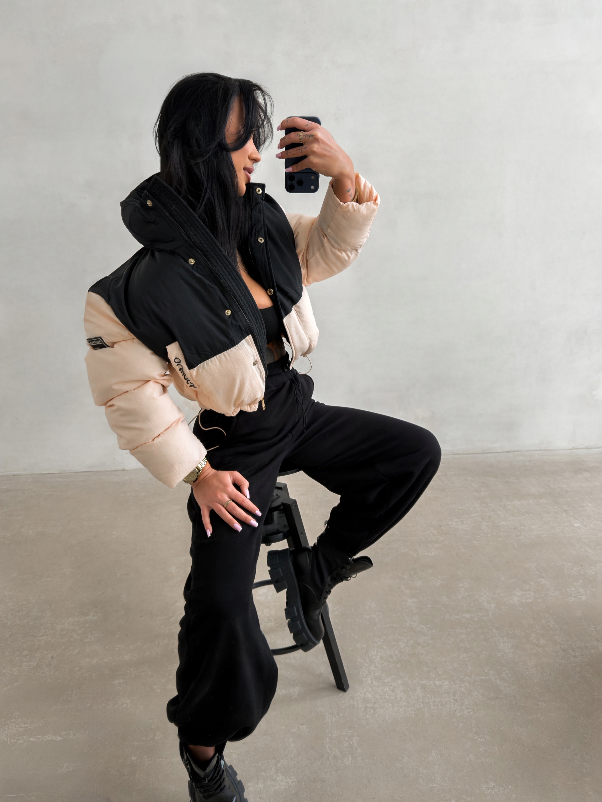 Dámská Bunda Kiar Olavoga Černá M