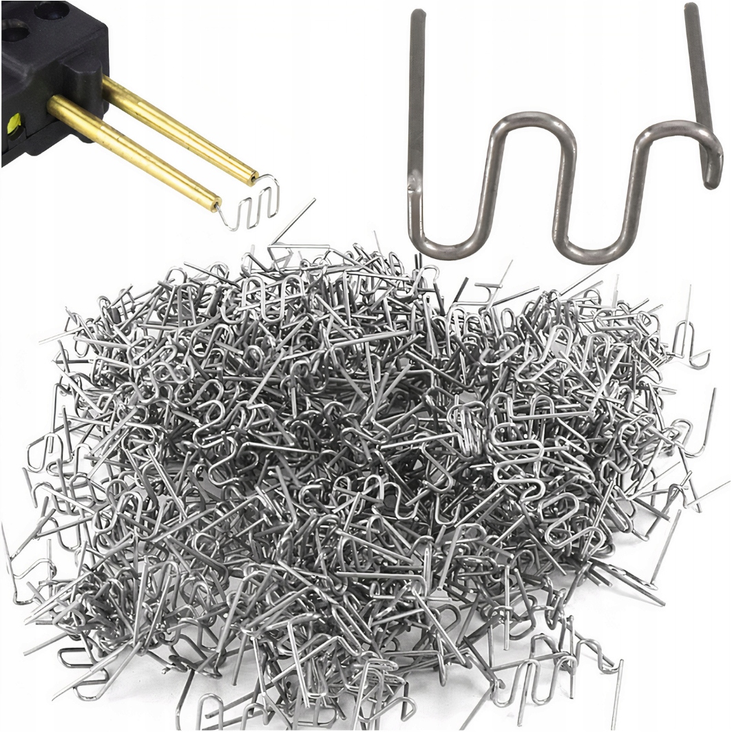 ZSZYWKI ZGRZEWARKA DO ZGRZEWARKI ZSZYWACZ PLASTIKU ZESTAW RS28 500szt