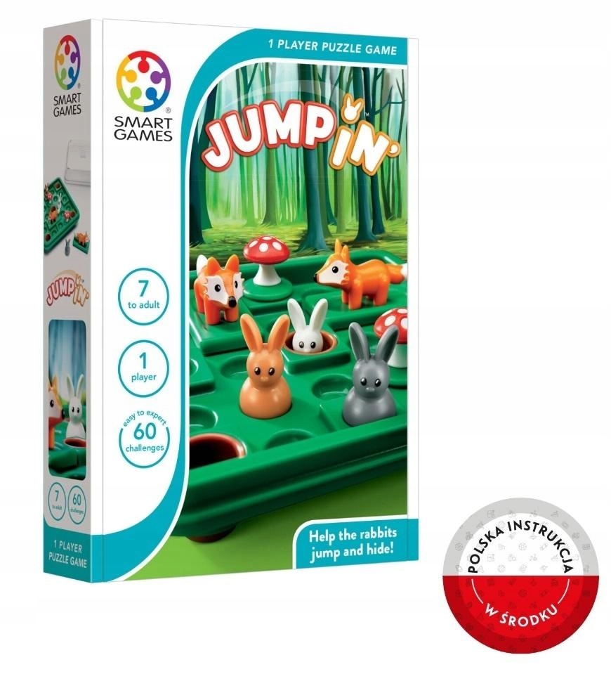 Logiczne Gry Planszowe Rodzinna Gra Edukacyjna Planszówka Smart Games Jump