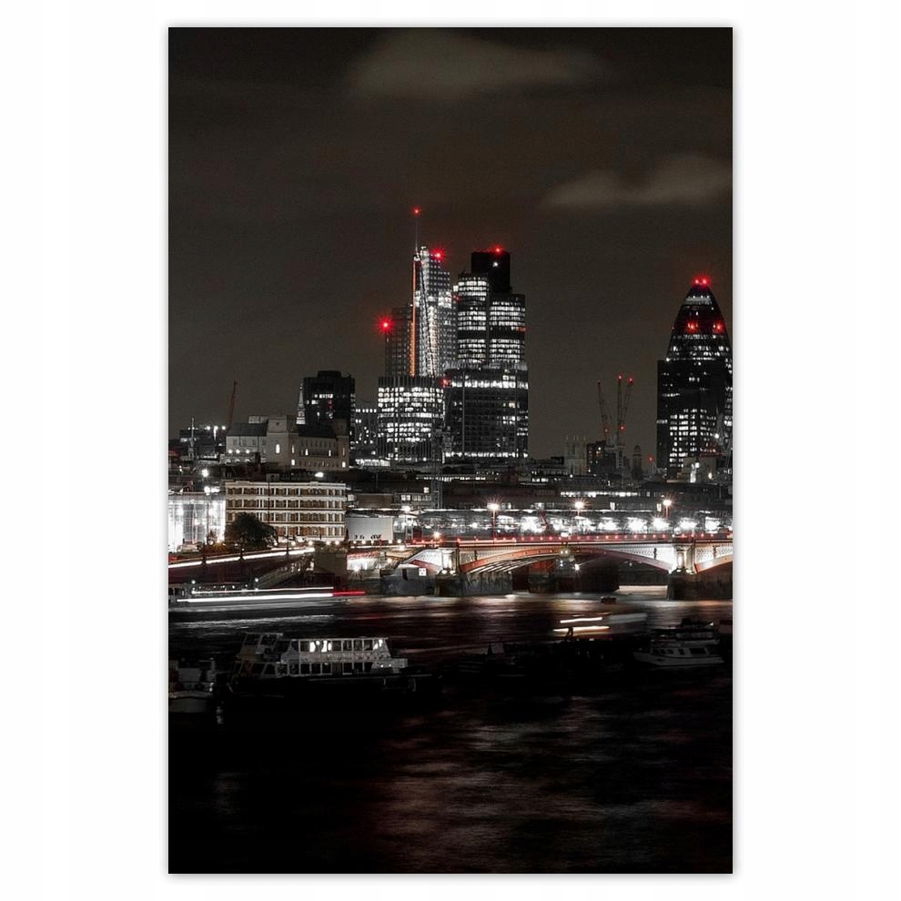 

Plakat 62x93 Nocny widok z Londynu