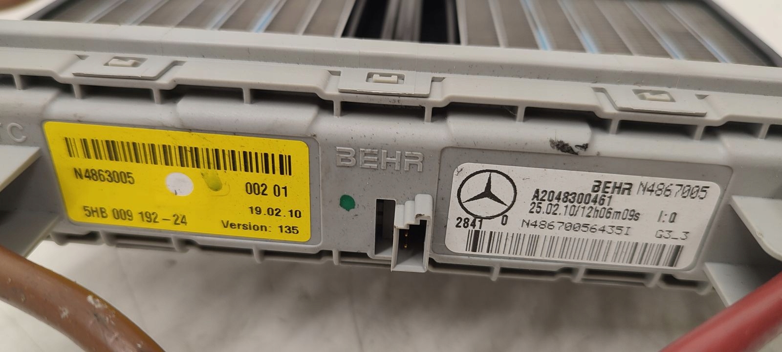 heater electrical Mercedes W204 2,2 CDI