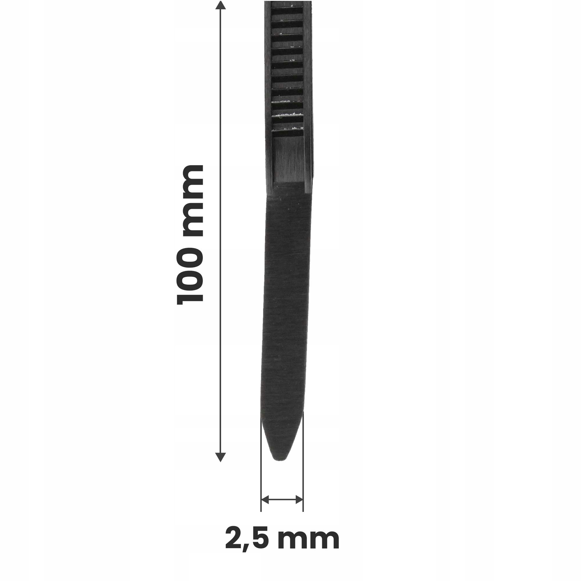100x Opaski Zaciskowe Trytki Kablowe Ziperki 2,5 x 100 mm Mocne UV Trytytki EAN (GTIN) 5905261515988