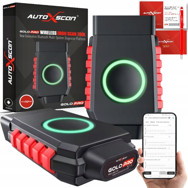 TESTER DIAGNOSTYCZNY AUTOXSCAN GOLO PRO DARMOWE UPAKTUALIZACJE ANDROID PL! Marka AutoXscan