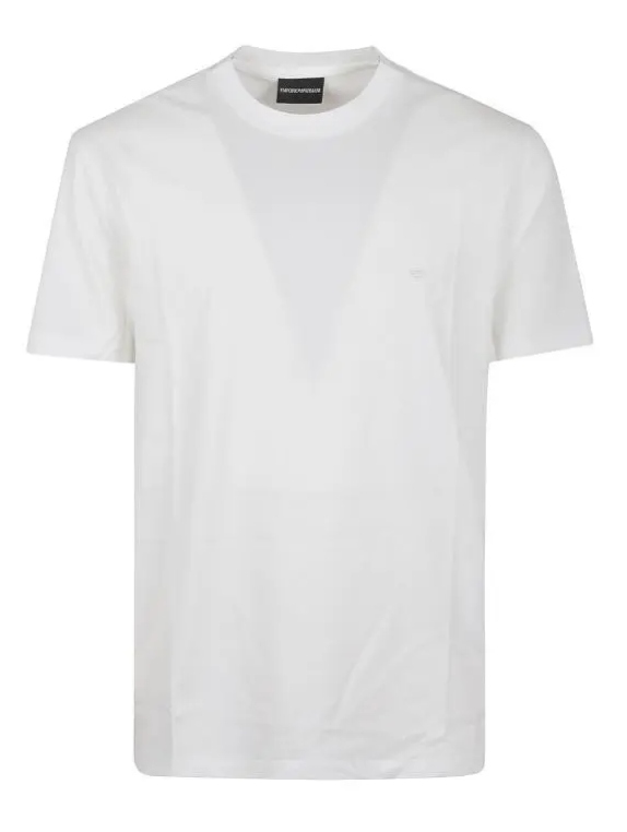 Tシャツ・カットソー EMPORIO ARMANI Men T-shirt White EM000983AF13669 U0003 EMPORIO ARMANI MĘSKI TSHIRT BIAŁY EM000983 AF13669 U0003 3XL