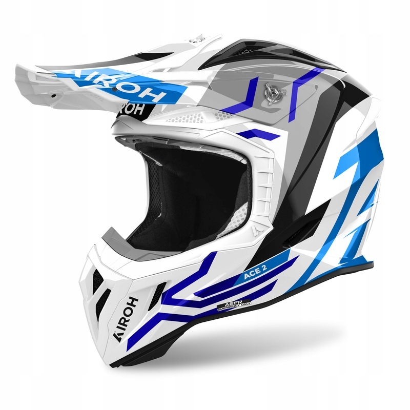 Helma Airoh Aviator Ace 2 Ground Blue Gloss (M)