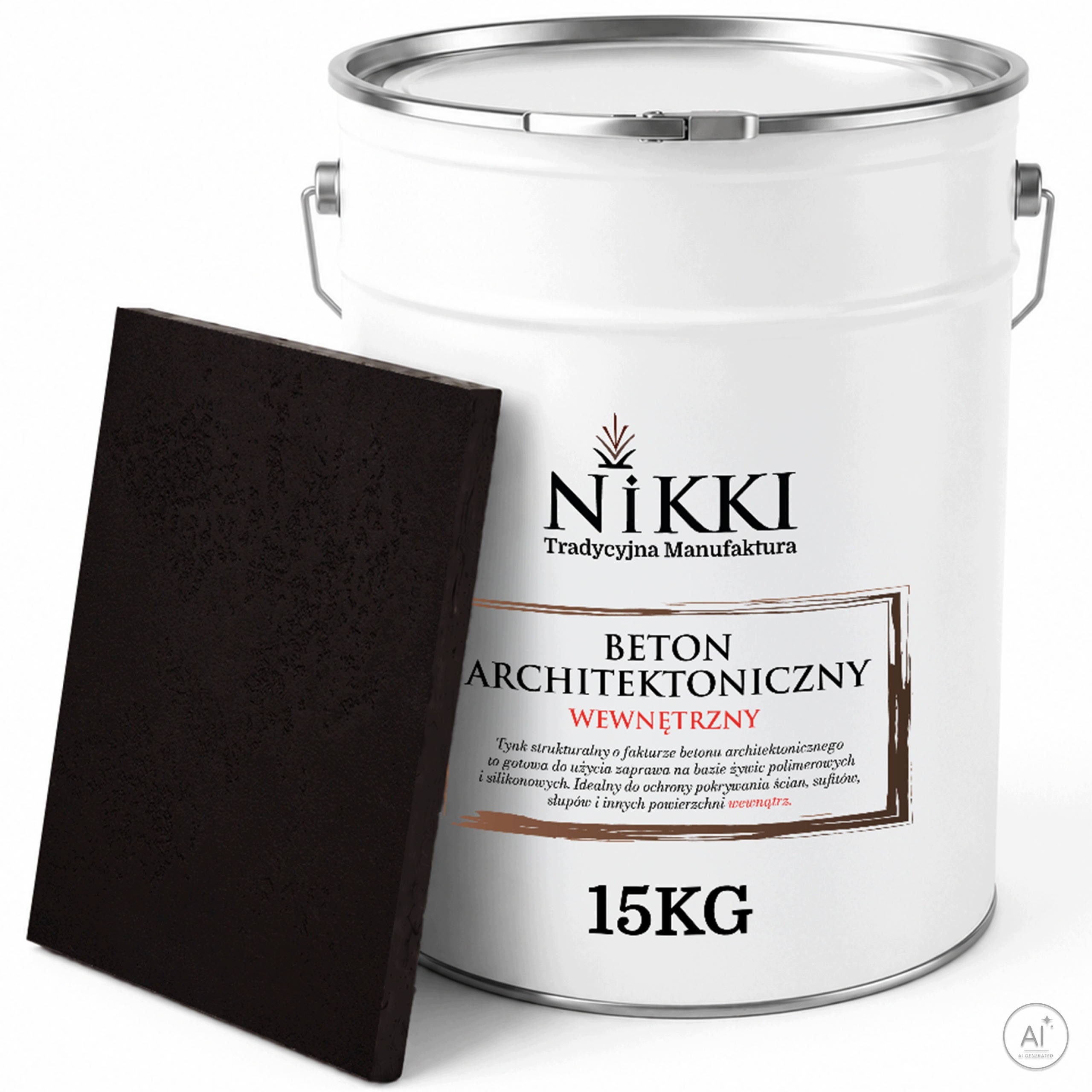 Dekorativní architektonický beton vnitřní 10 m2 15 kg Černá RAL9005