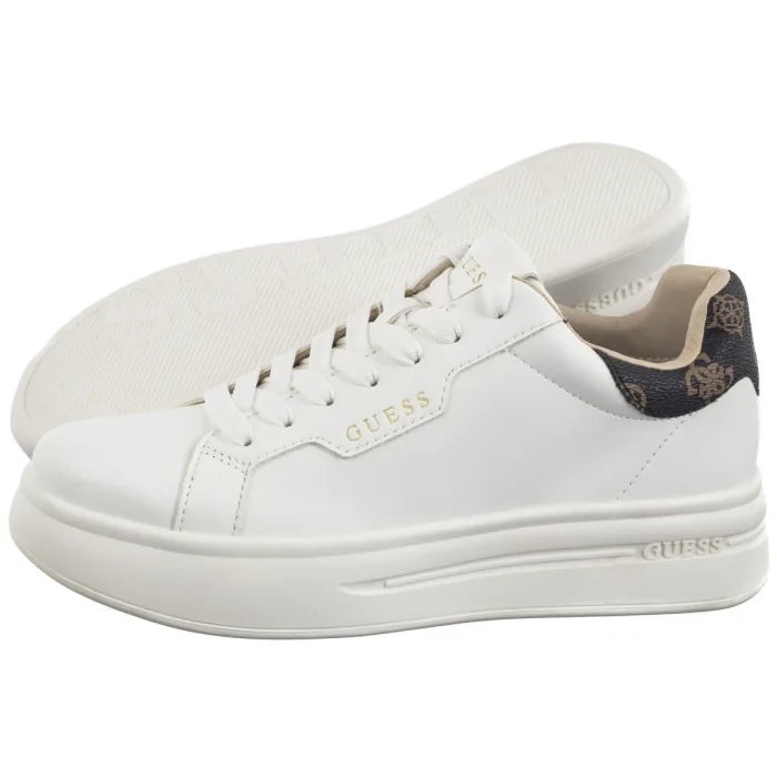 Dámské tenisky Platformy Guess Winnie Flpwin FAL12 Whbr Bílé