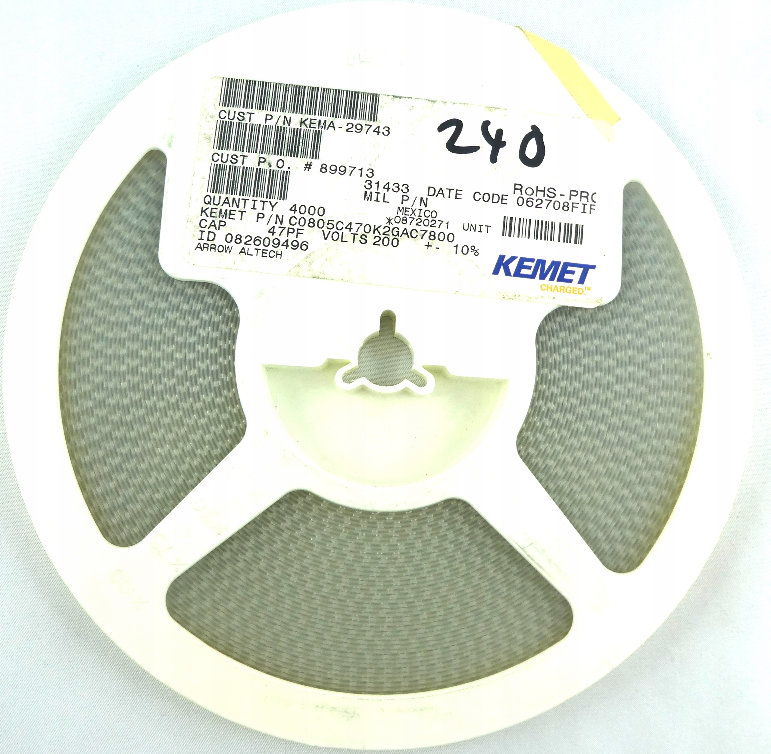 

Ceramiczny 47pF 200V DC 10% 100szt.