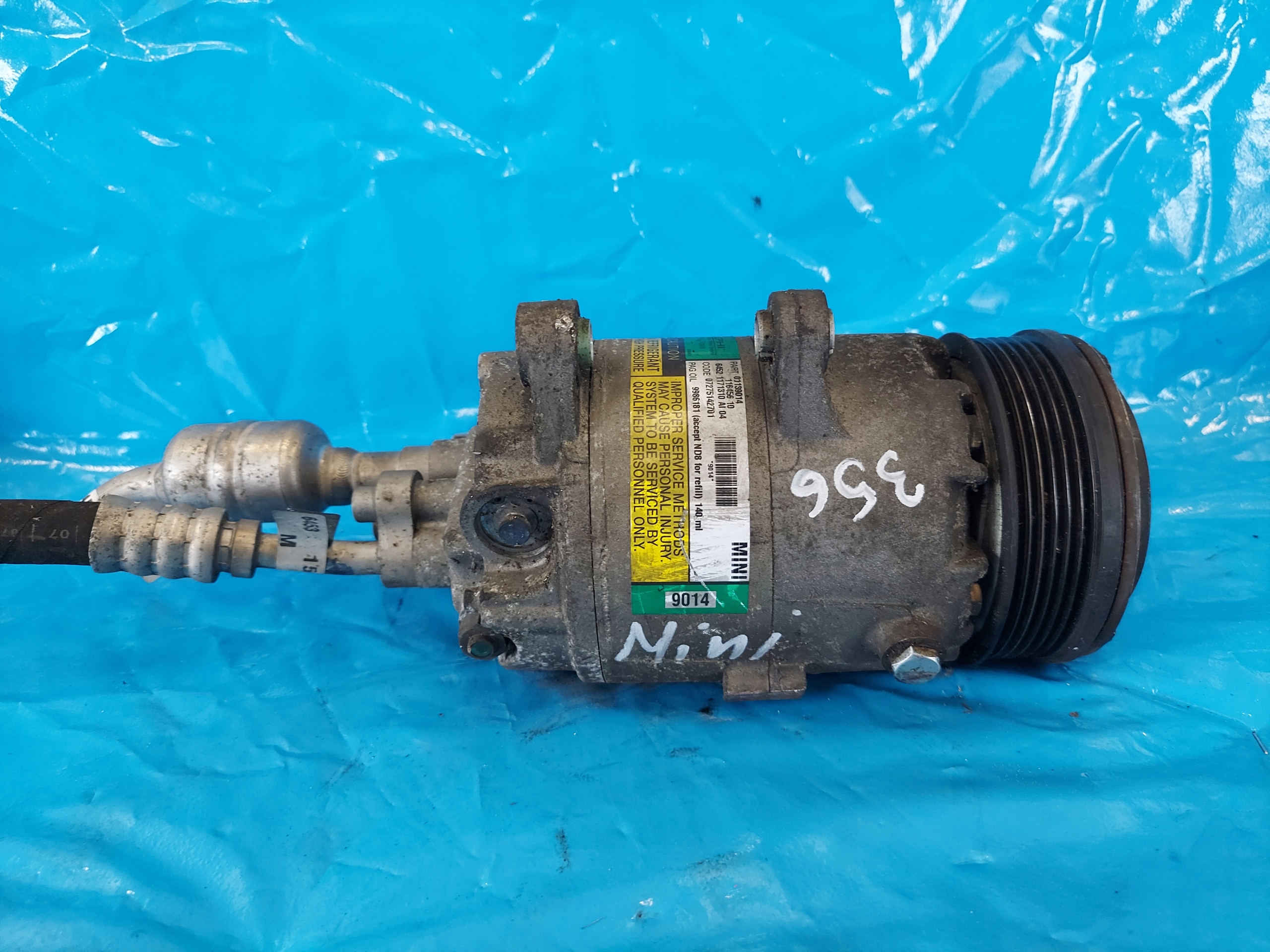 Klimakompressor klimaanlage MINI COOPER 1.6 B R52 9014 DELPHI