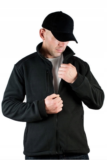 

Gruby Polar Rozpinany czarny Polski Producent M