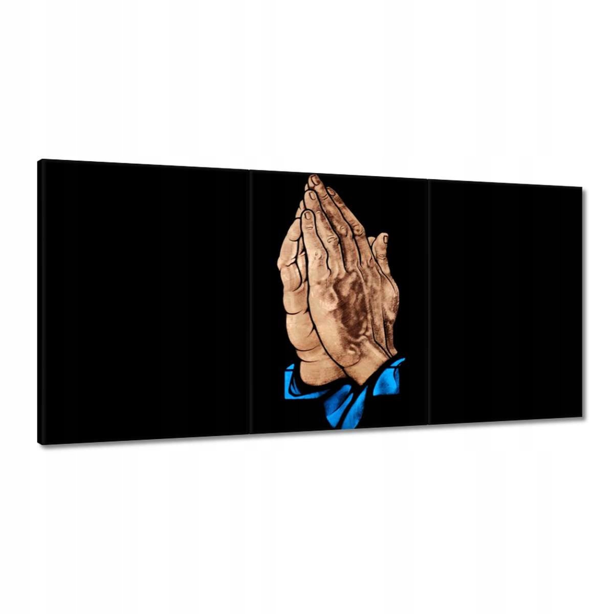 Obrazy 120x60 Modlitba Víra Ruce