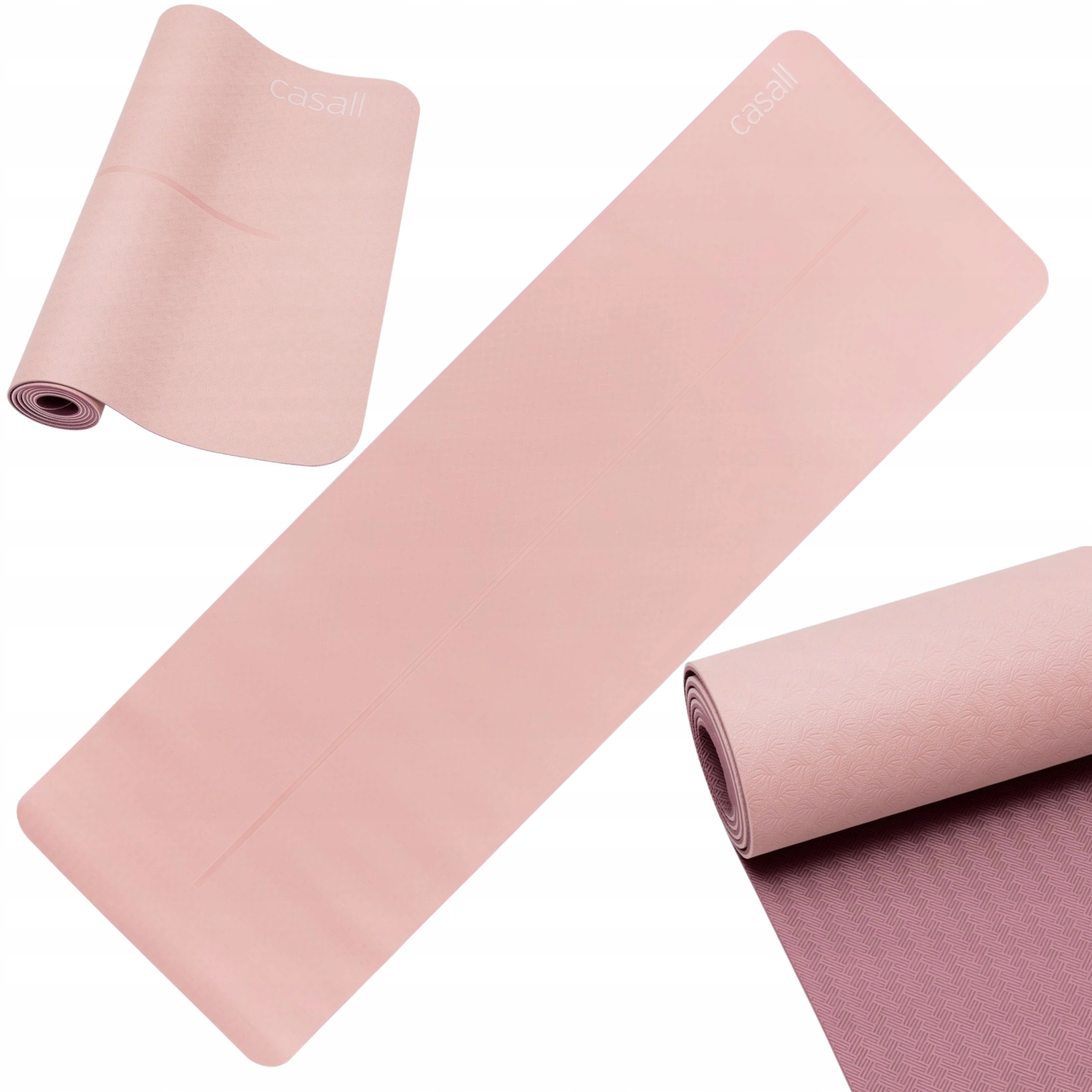 Podložka na jógu Casall Essential Tpe 4 mm ekologická, protiskluzová, pružná