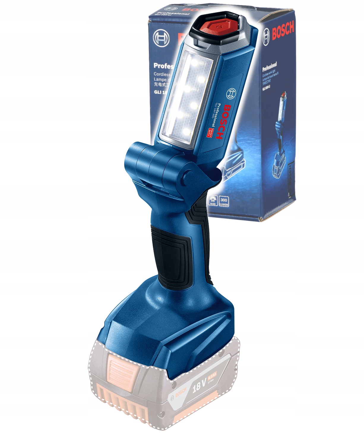 BOSCH LATARKA AKUMULATOROWA GLI 18V-300