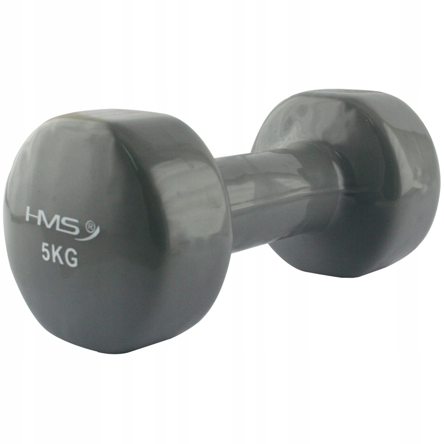 CIĘŻAREK HANTLA DO ĆWICZEŃ HANTEL WINYL 5KG HMS