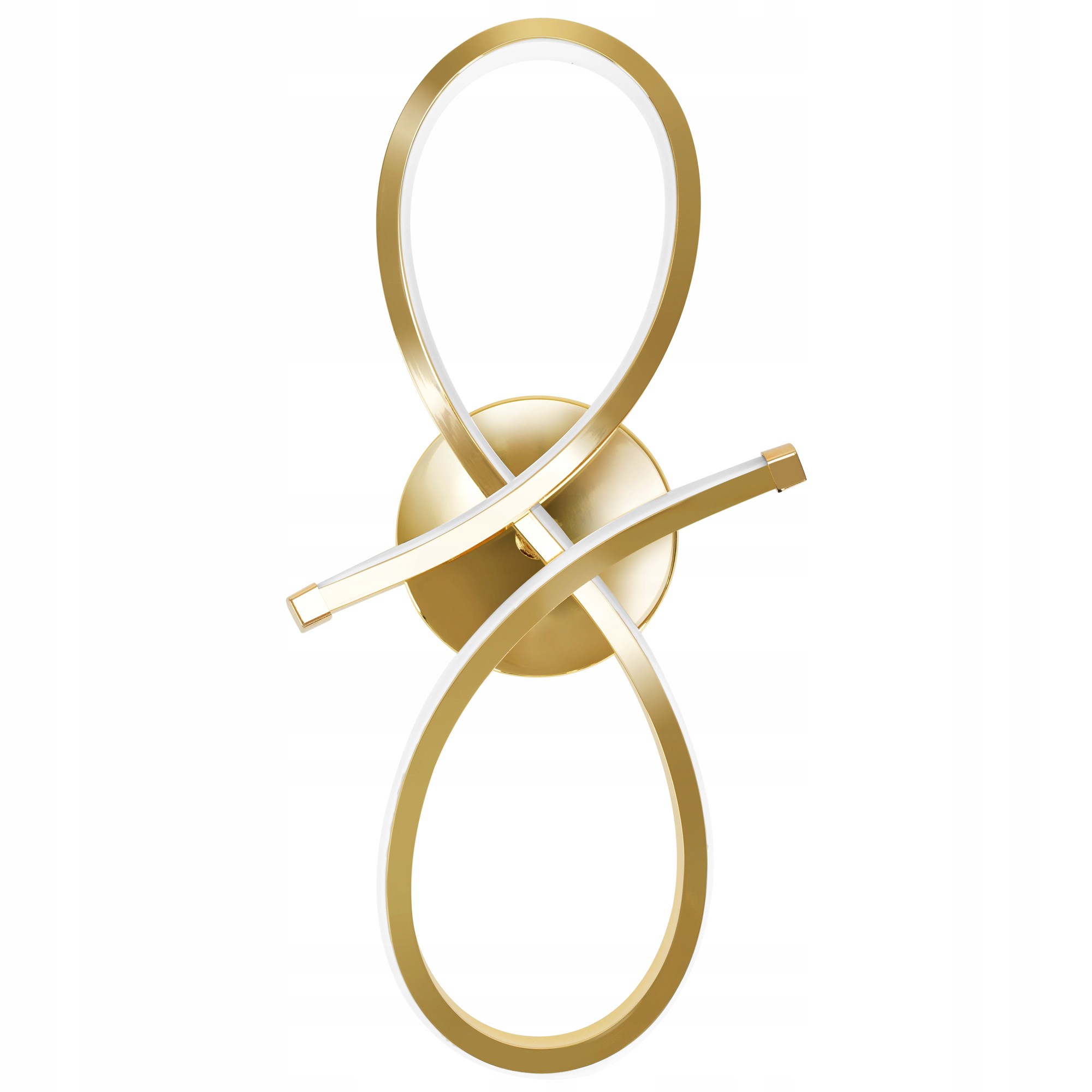 Moderné nástenné svietidlo Led Gold Zlaté