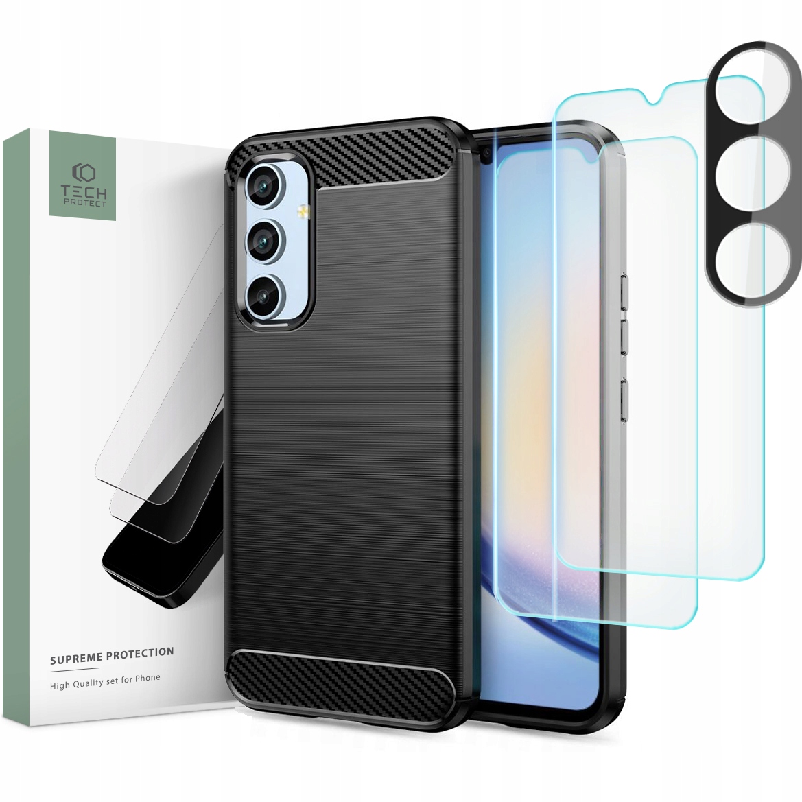 

Etui Case Cover Szkło Na Galaxy A34 5G Aparat