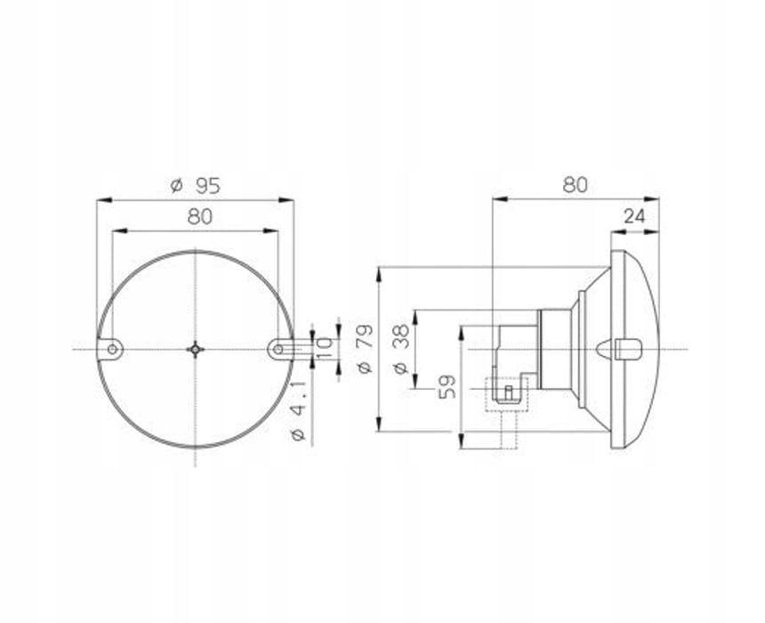 140/177 - Jokon задний фонарь, задний фонарь