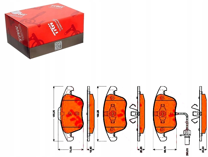 Brzdové Destičky Přední A4 A5 07 Kotouč 314 MM T
