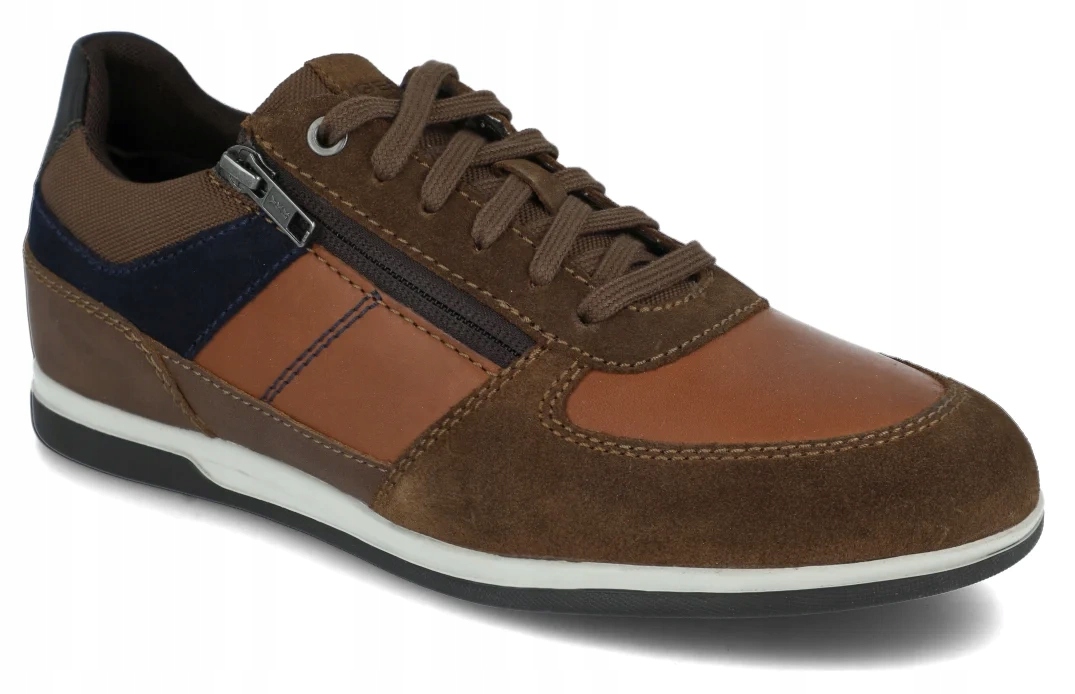 Geox U454GB bronz Respira pánské boty s membránou Renan kožené vel. 43