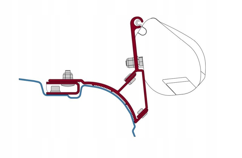 Адаптер для крыши Fiamma F35 Pro VW T5 / T6