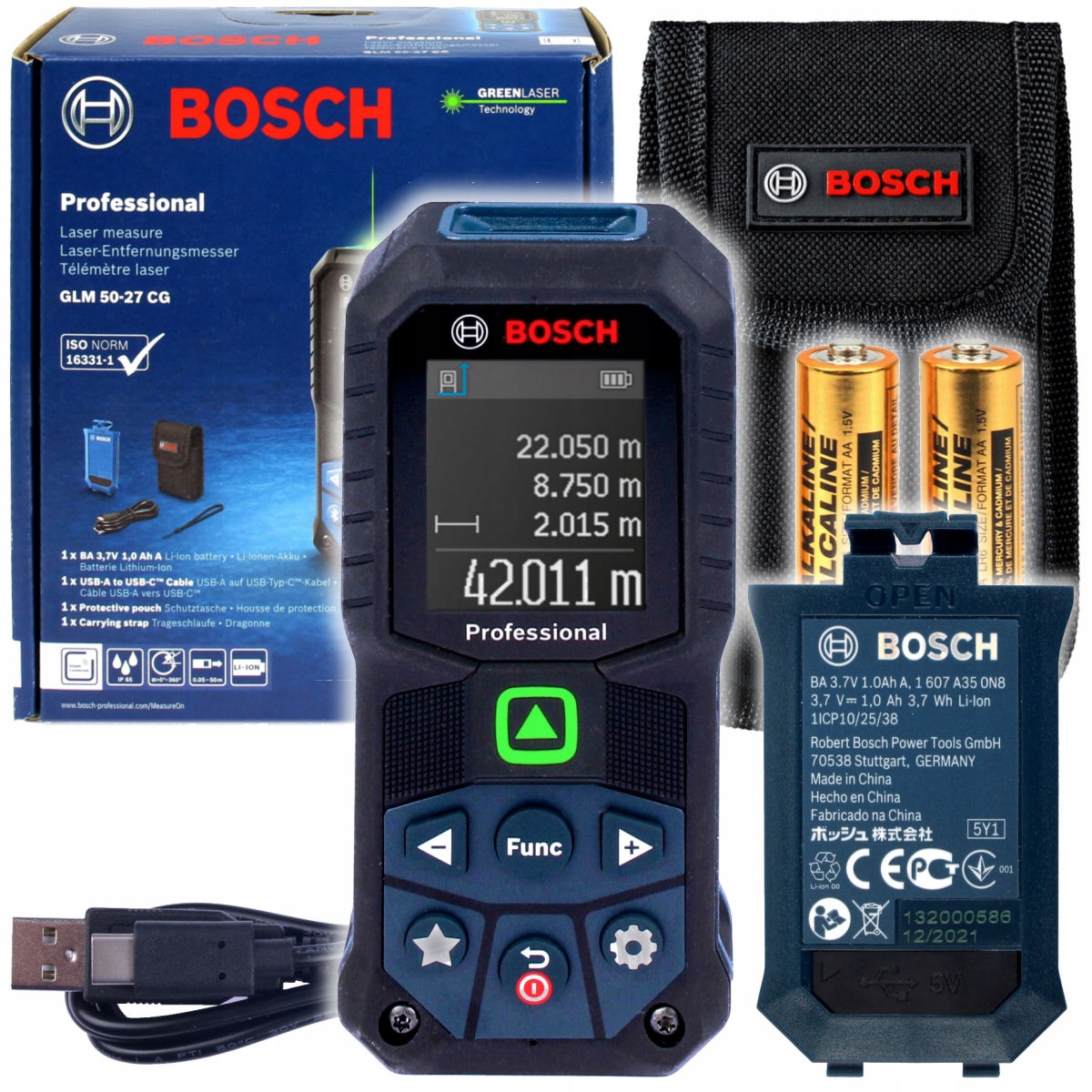 

Dalmierz Laserowy Glm 50-27 Cg LI Bosch Bluetooth