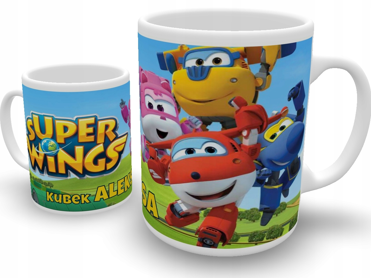 SUPER WINGS KUBEK + IMIĘ PREZENT