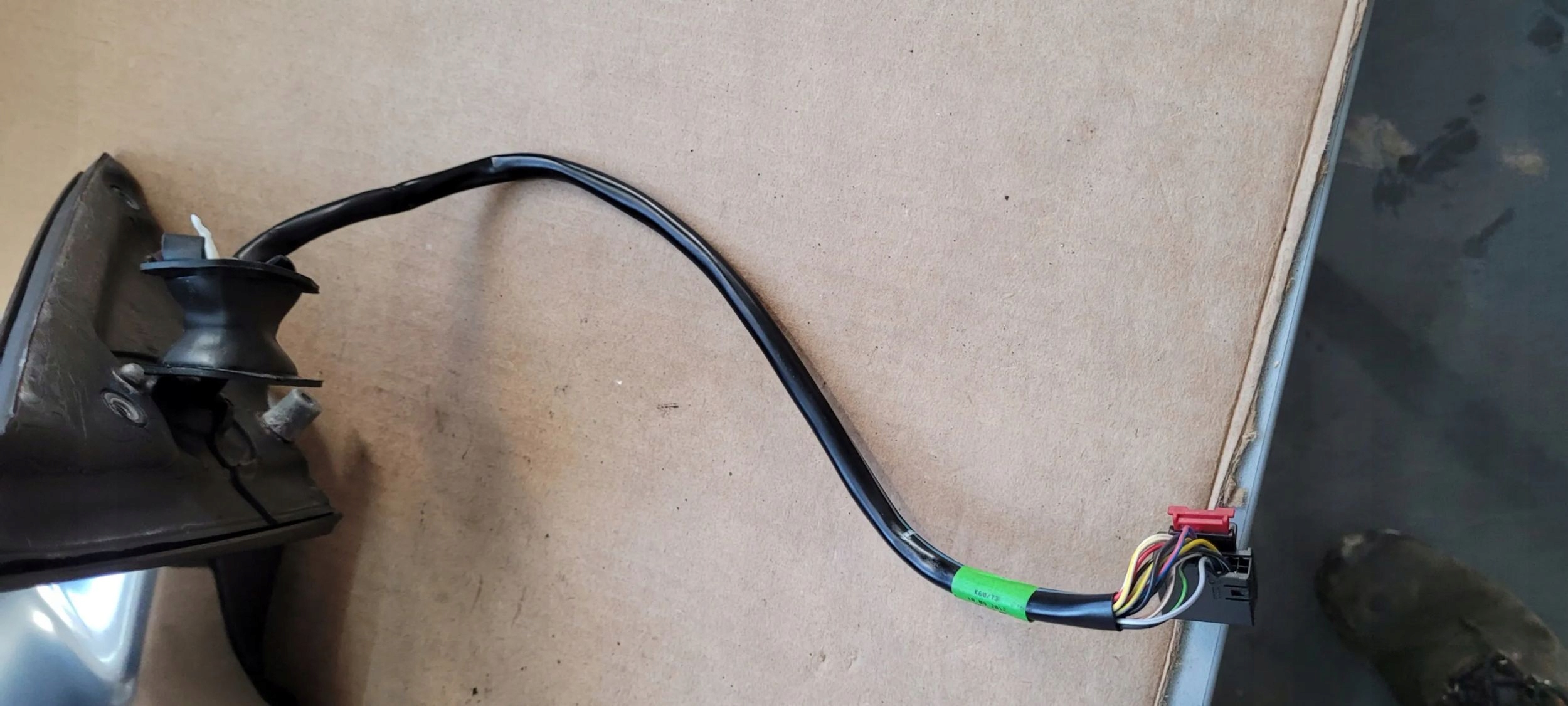 S4 B8 LIFT A4 zrcadlo levé levý předek CHROM 12PIN+2 EU