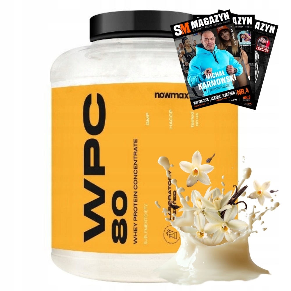 nowmax Wpc 80 Whey Protein 2000 g Syrovátkový Protein Protein Prášek