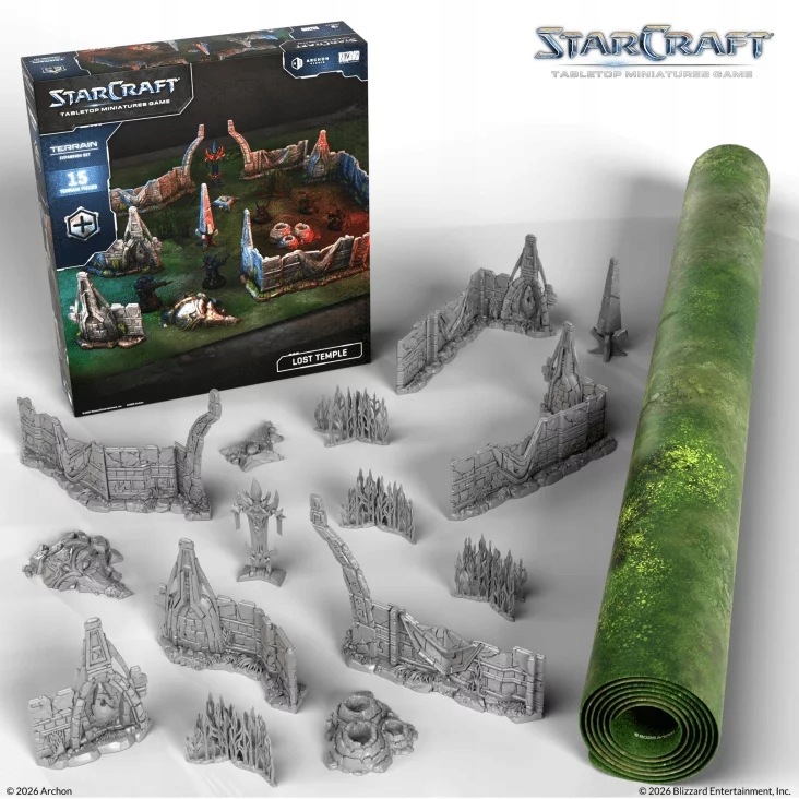 StarCraft The Miniatures Game Lost Temple Terrain Expansion Set
