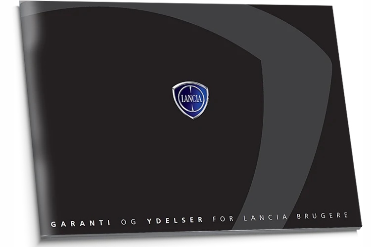 Lancia Čistá dánská servisní kniha