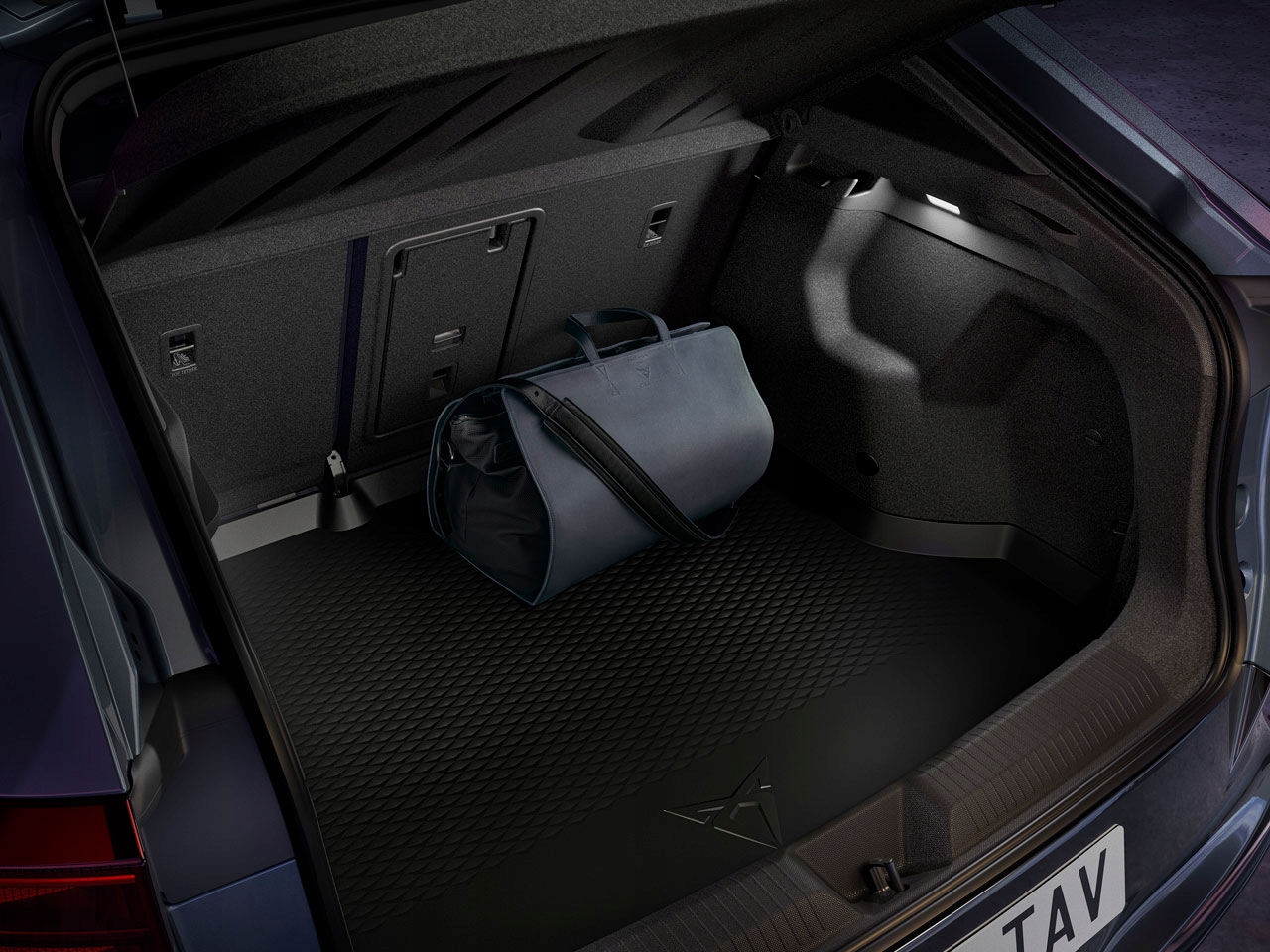 GUMOWA MATA BAGAŻNIKA CUPRA TAVASCAN 2024- POJEDYNCZA PODŁOGA ORYGINAŁ Producent Cupra