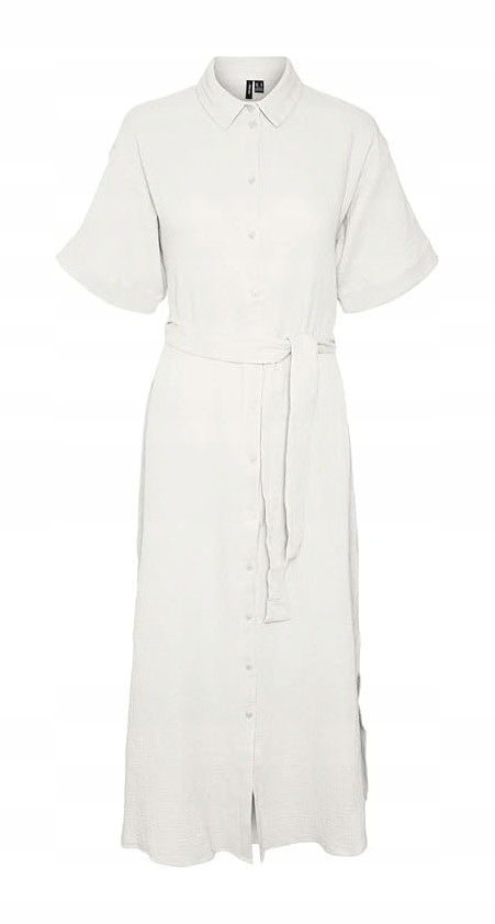 Dámské Dlouhé Šaty Vero Moda Vmnatali S Bílá S Páskem