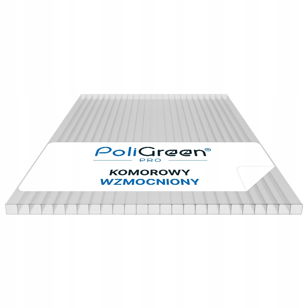 Komorový polykarbonát ProBrand, Zesílený 3000x1050 bezbarvý 8 mm