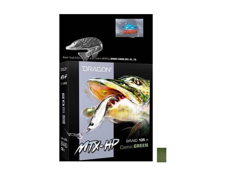 Plecionka Mtx-hp Camo.GREEN Momoi 0.08 mm/6.70 kg zielona 135 m